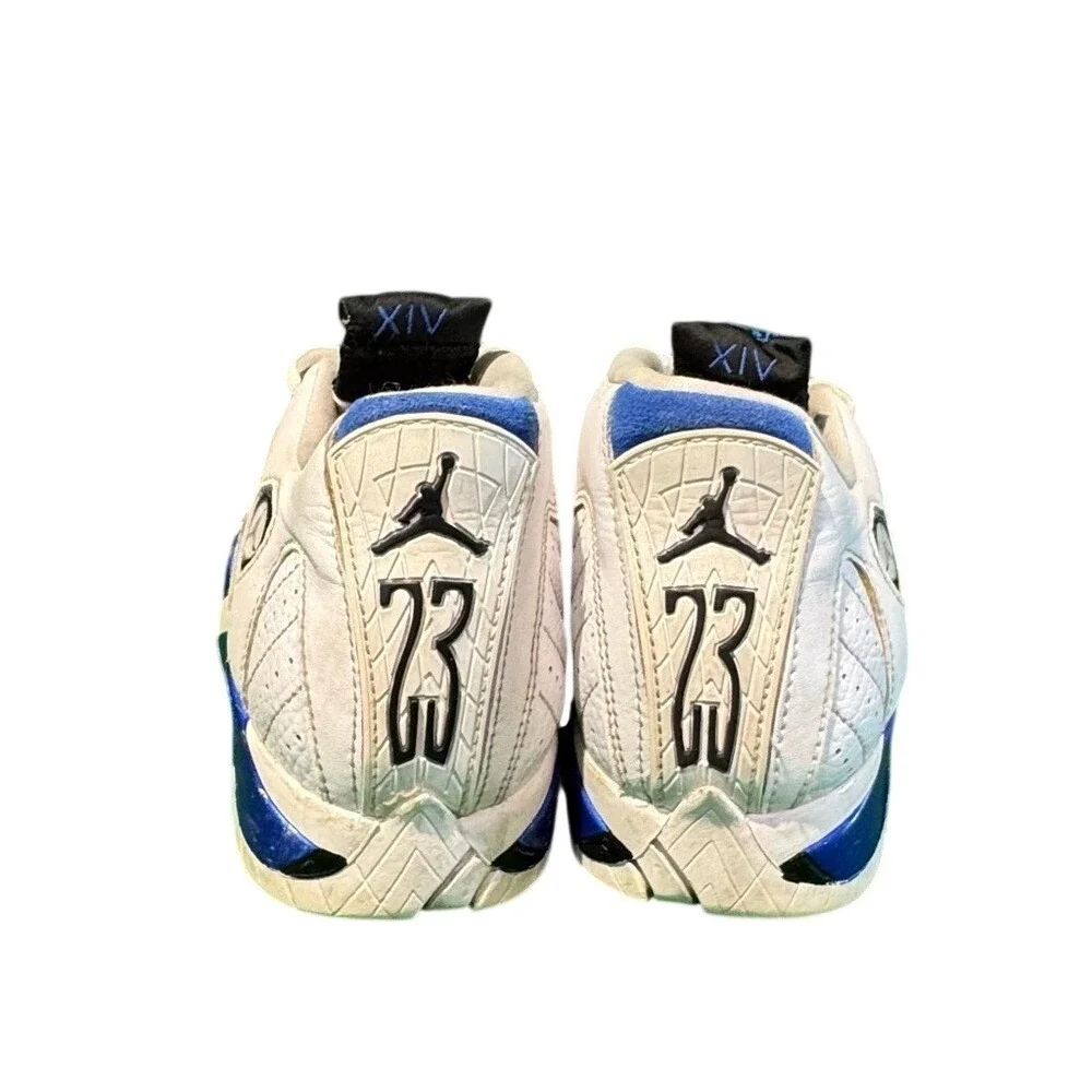 Jordan 14 Retro Hyper Royal White Blue Kids Basketball Shoes 312092-104 Size‎ 3Y